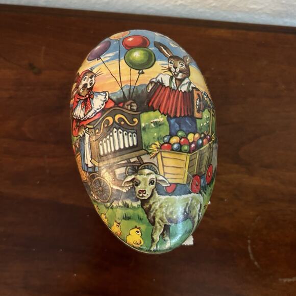 VTG German Easter Egg Box Container Paper Mache GERMANY DEMOCRATIC REPUBLIC - Picture 1 of 9